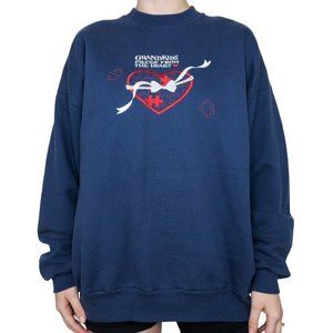 Vintage 90s Grandma Grandkids Embroidered Sweatshirt